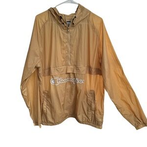 Champion Life Yellow Half Zip Manorak Color Firefly Sz XL